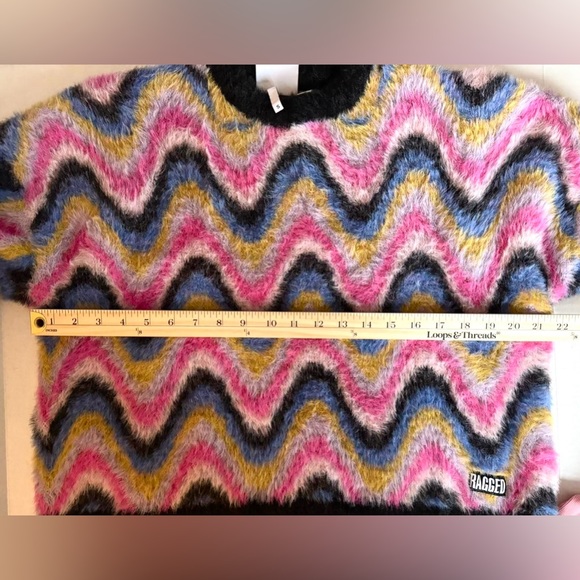 THE Ragged Priest Fluffy Knitted Sonic Jumper Sweater Sz S - Picture 11 of 12